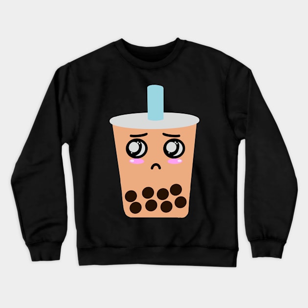 Sad boba Crewneck Sweatshirt by tothemoons